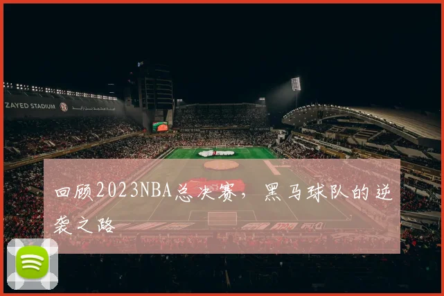 回顾2023NBA总决赛，黑马球队的逆袭之路