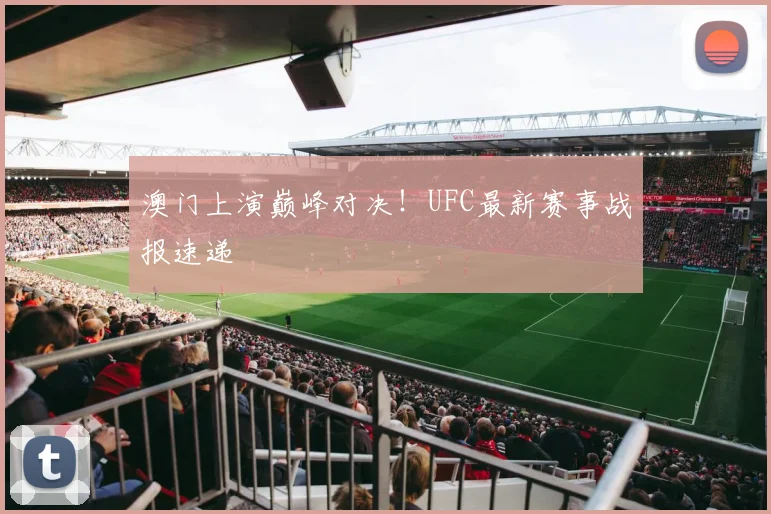 澳门上演巅峰对决！UFC最新赛事战报速递